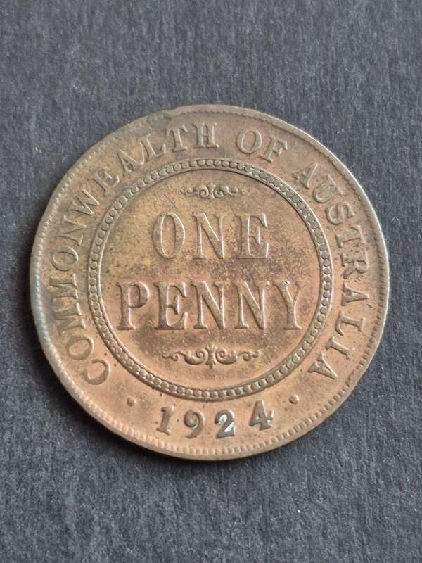 Commonwealth of Australia One Penny 1924