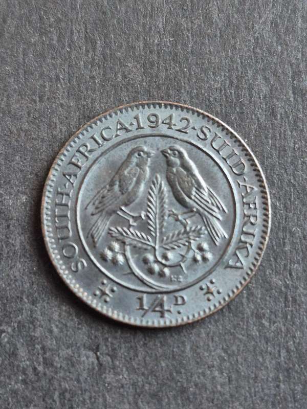 Union Farthing 1942 EF+/UNC