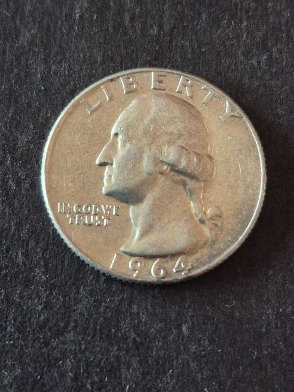 USA Quarter Dollar 1964 Silver