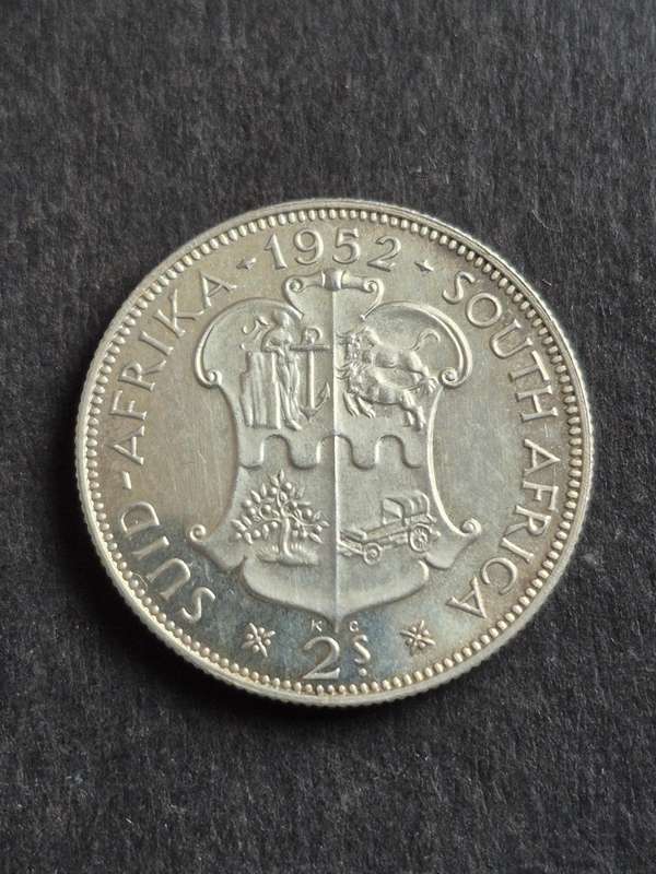 Union 2 Shillings 1952 Proof