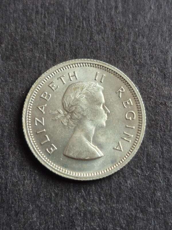 Union Sixpence 1960 UNC