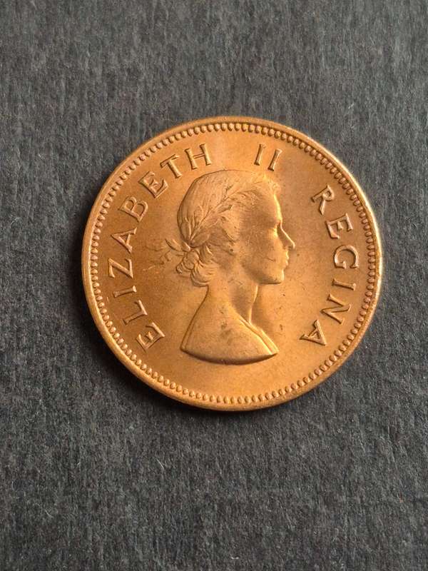 Union 1/2 Penny 1960 BU