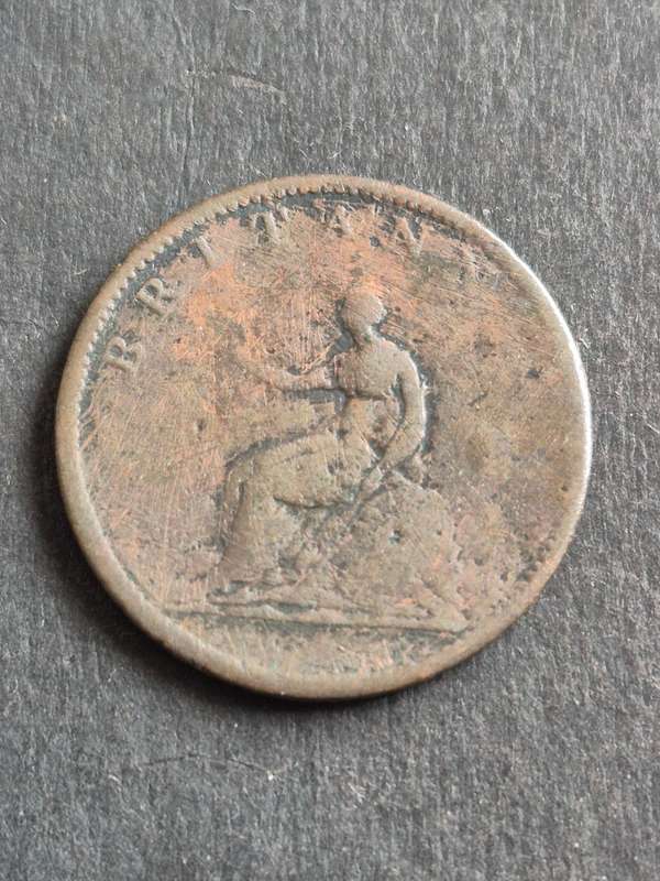 UK George III Half Penny 1806
