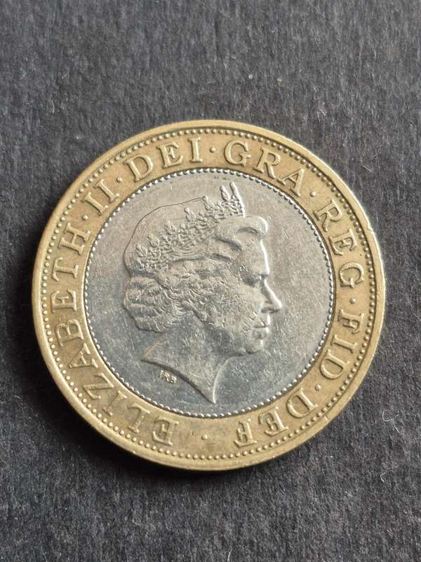 UK 2 Pounds Rugby World Cup 1999 Commemorative Coin