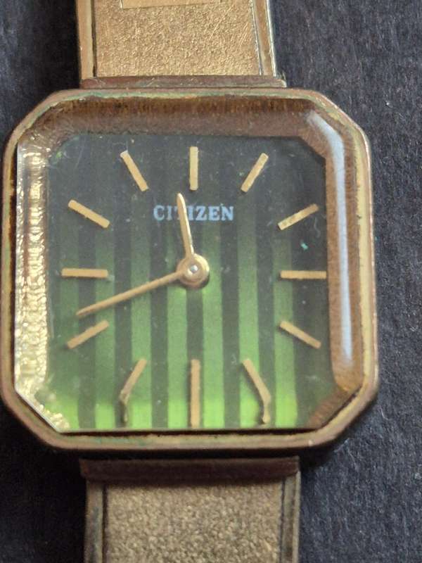 Vintage Ladies Citizen 21 Jewels Mechanical Wrist Watch (missing winder) - not working