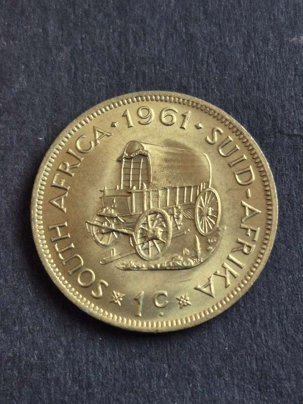Republic One Cent 1961 UNC