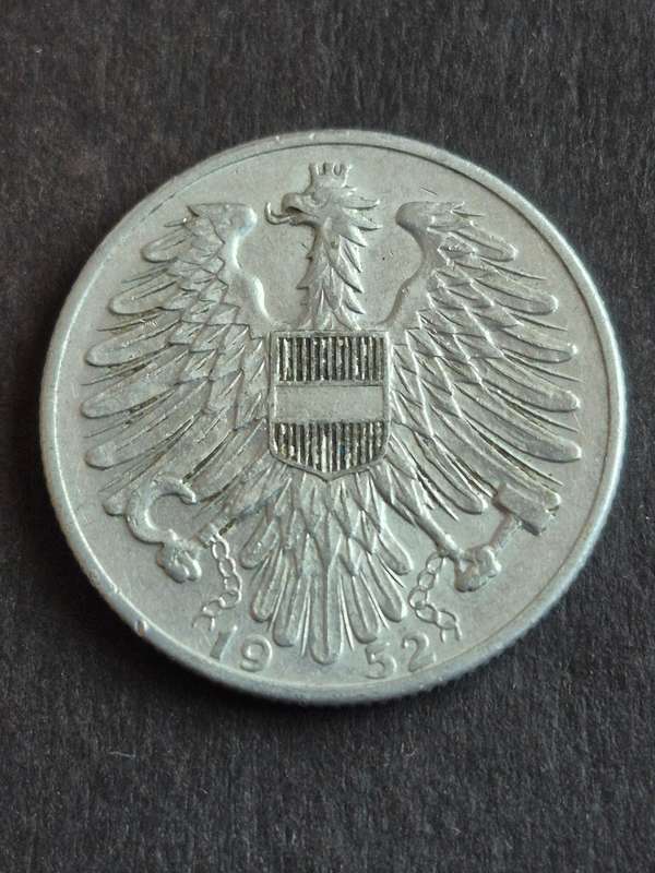 Deutsche Osterreich 5 Schilling 1952