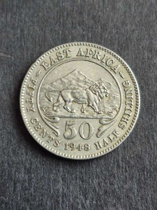 East Africa 50 Cents 1948