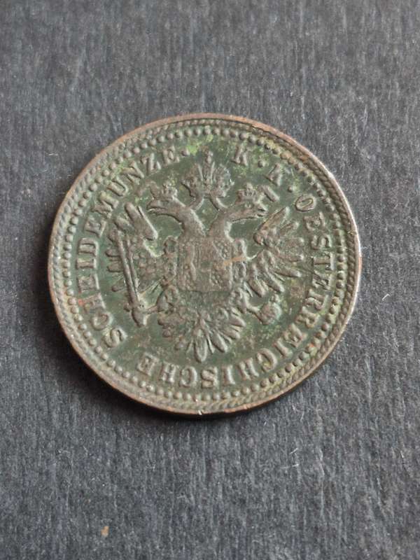 Austria One Kreuzer 1851