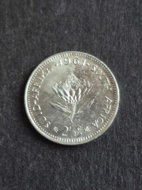 Republic 2 1/2 Cents 1961 UNC