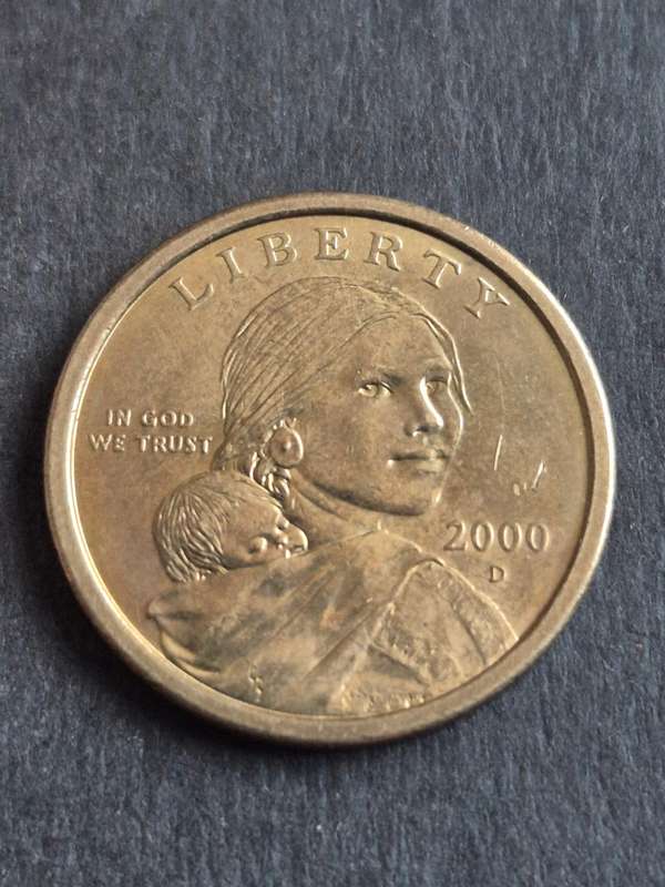 Sacagawea Dollar 2000D (nice condition)