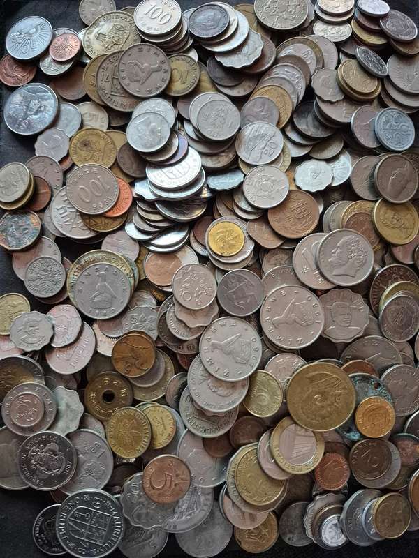 Mixed Lot of World Coins 2kg