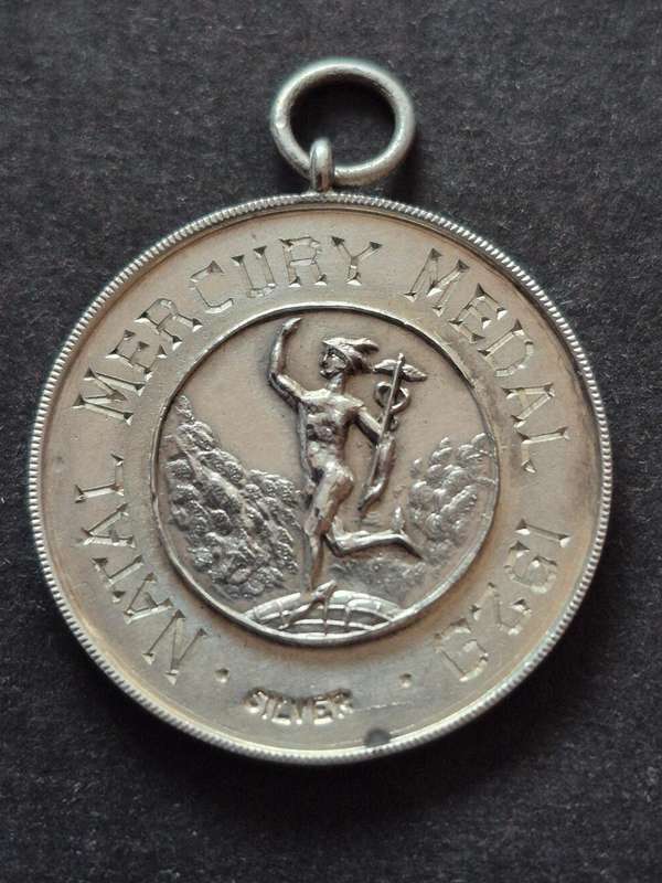 Natal Mercury Race Sterling Silver Medal 1928  8.8g (unnamed)