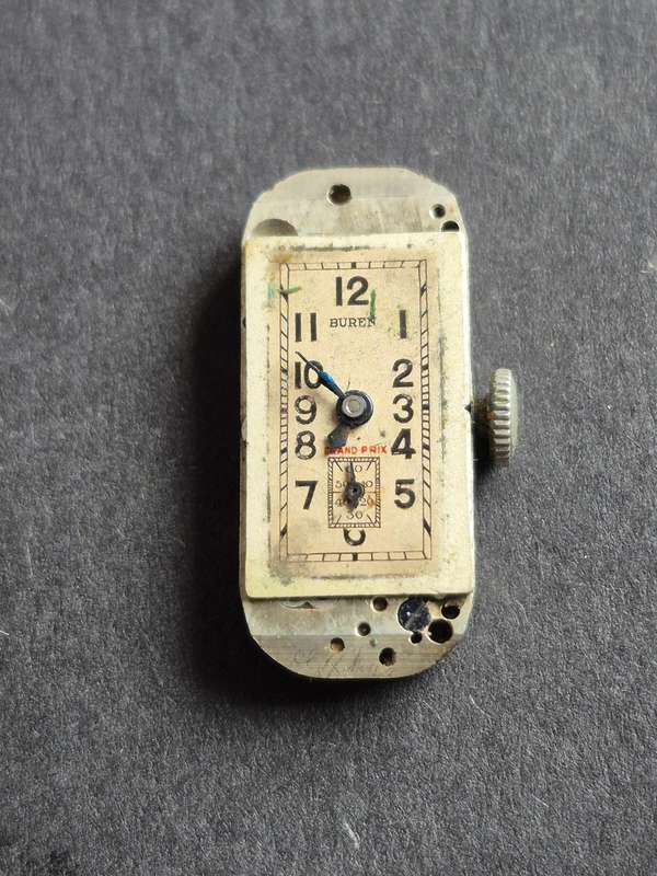 Vintage Ladies Buren Grand Prix Mechanical Wrist Watch (not working)