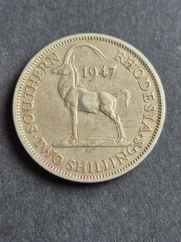 Southern Rhodesia 2 Shillings 1947