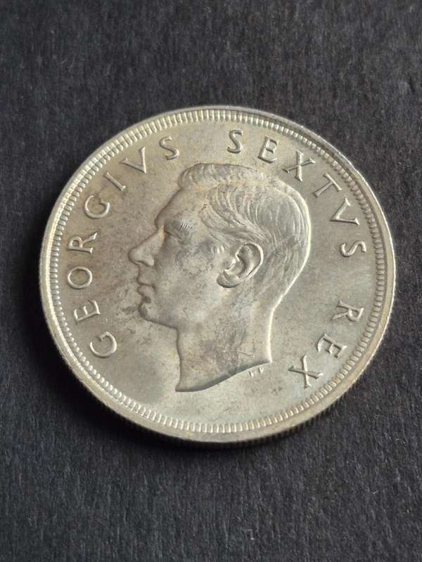 Union 5 Shillings 1952 UNC