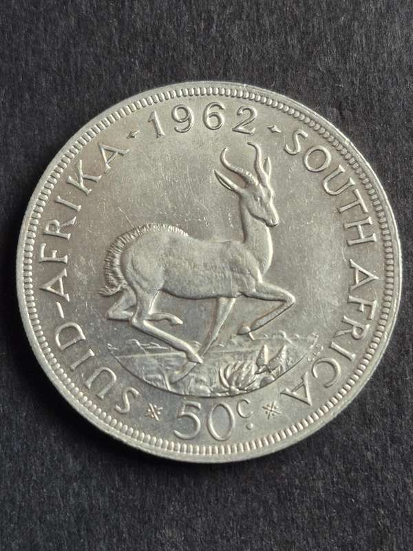 Republic 50 Cents 1962 (scarce date) nice condition