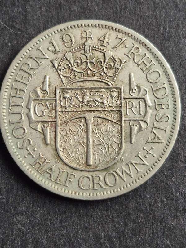 Southern Rhodesia 1/2 Crown 1947