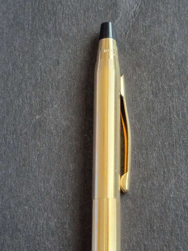 Vintage Rolled Gold Cross Pencil 1:20 12kt made in Ireland (excellent condition)