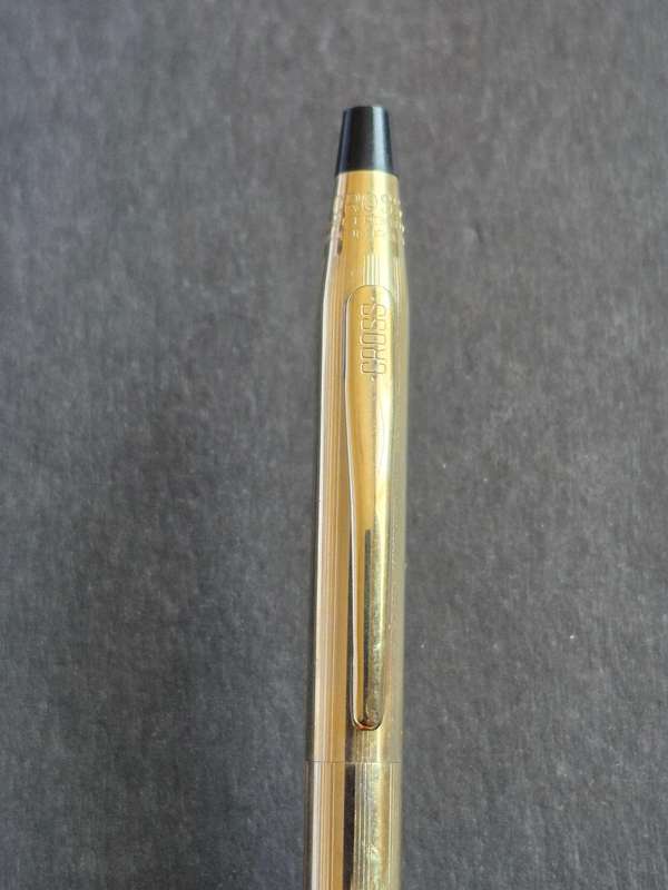 Vintage Rolled Gold Cross Pencil 1:20 12kt made in Ireland (excellent condition)