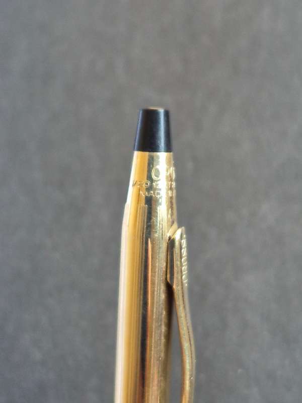Vintage Rolled Gold Cross Pencil 1:20 12kt made in Ireland (excellent condition)