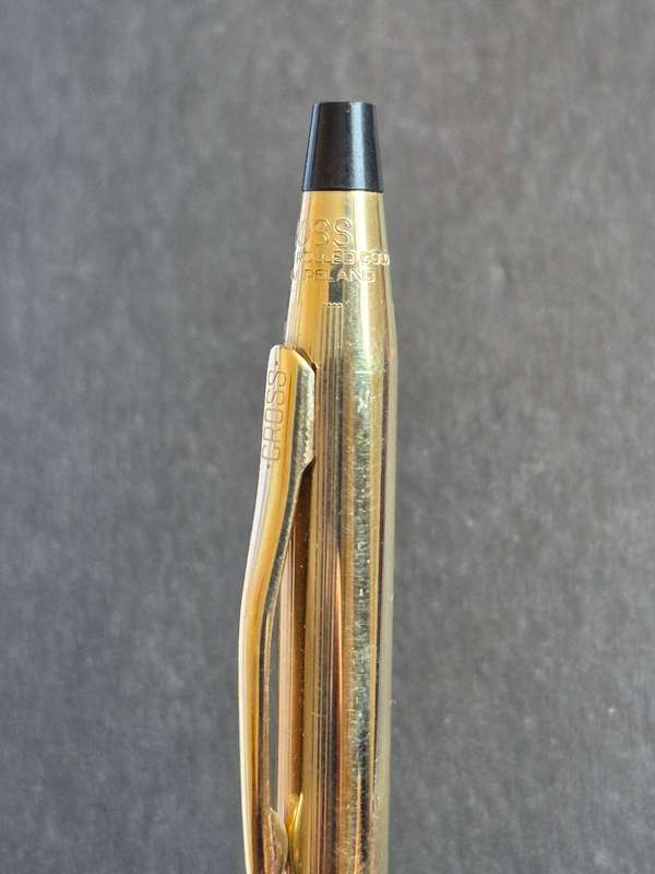 Vintage Rolled Gold Cross Pencil 1:20 12kt made in Ireland (excellent condition)