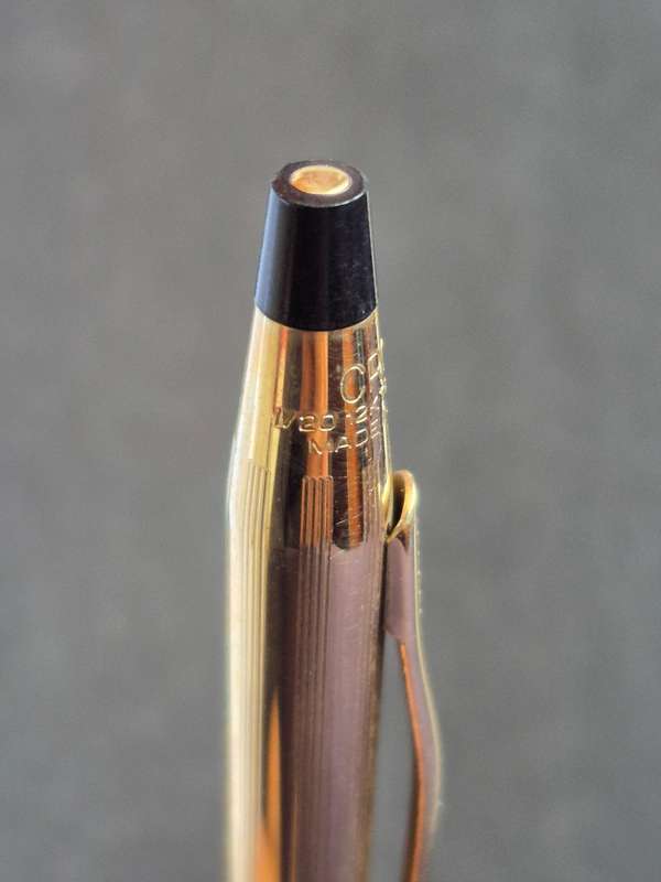 Vintage Rolled Gold Cross Pencil 1:20 12kt made in Ireland (excellent condition)