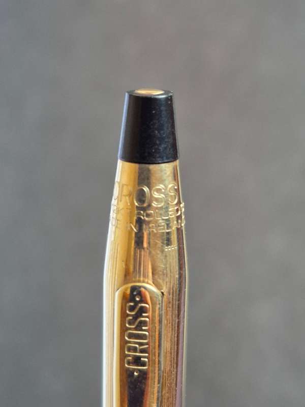 Vintage Rolled Gold Cross Pencil 1:20 12kt made in Ireland (excellent condition)