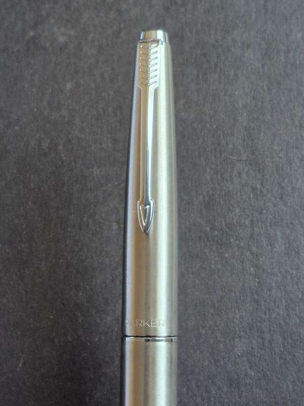 Vintage Parker Stainless Steel Fountain Pen (excellent condition)