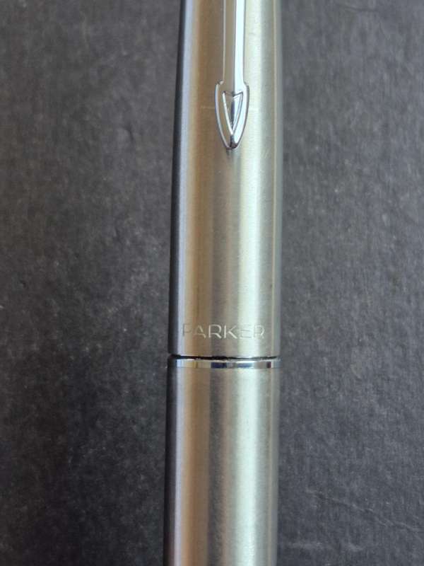 Vintage Parker Stainless Steel Fountain Pen (excellent condition)