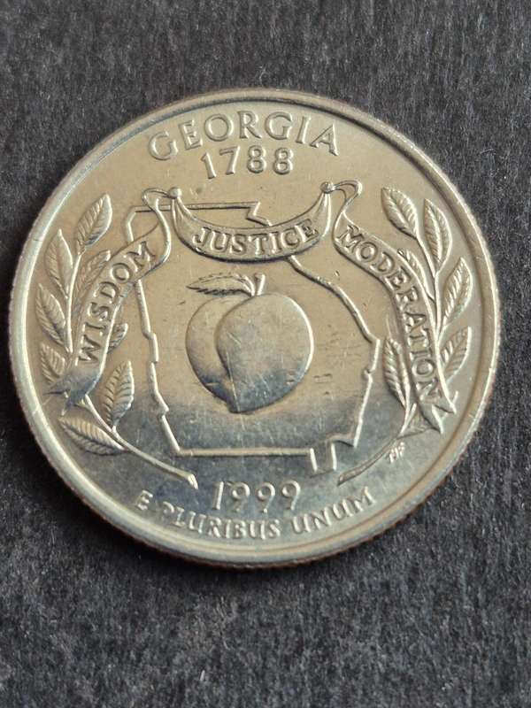 USA 1/4 Dollar Georgia 1788-1999 Commemorate Coin