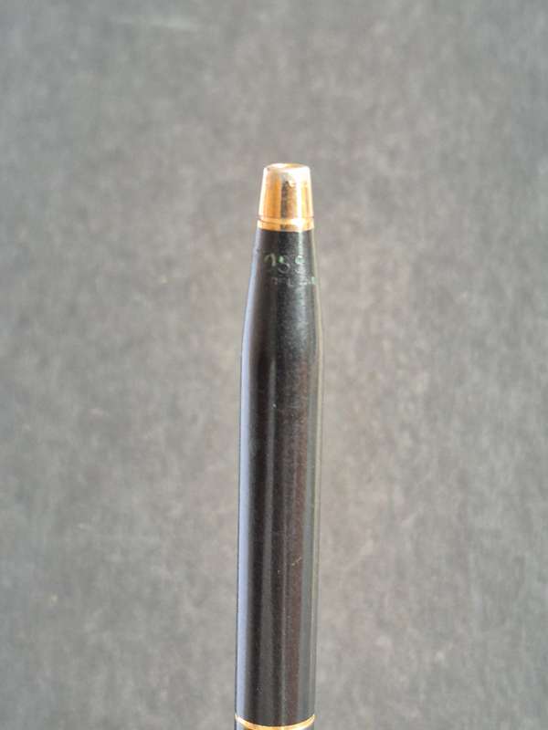 Vintage Cross Matte Black Ballpoint Pen needs refill