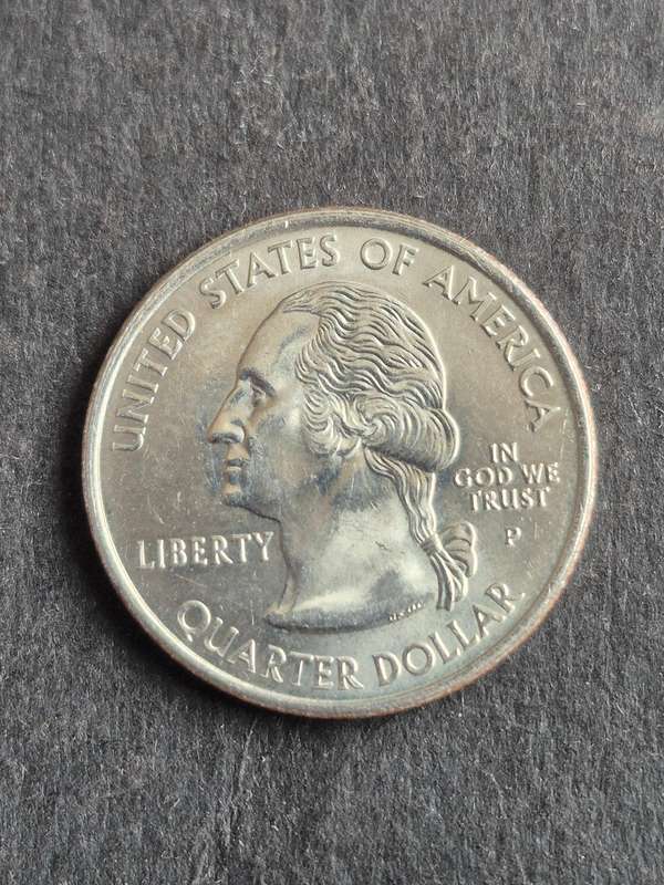 USA 1/4 Dollar Vermont 1791 Washington State Quarter 2001P