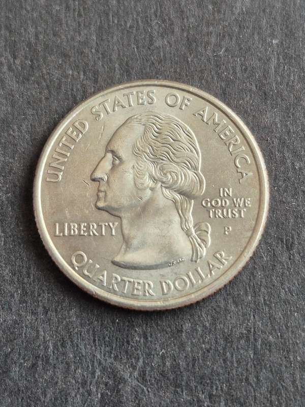 USA 1/4 Dollar Rhode Island 1790 Statehood 2001P