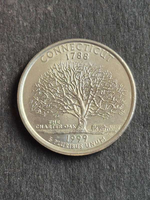 USA 1/4 Dollar Connecticut 1788 - 1999P
