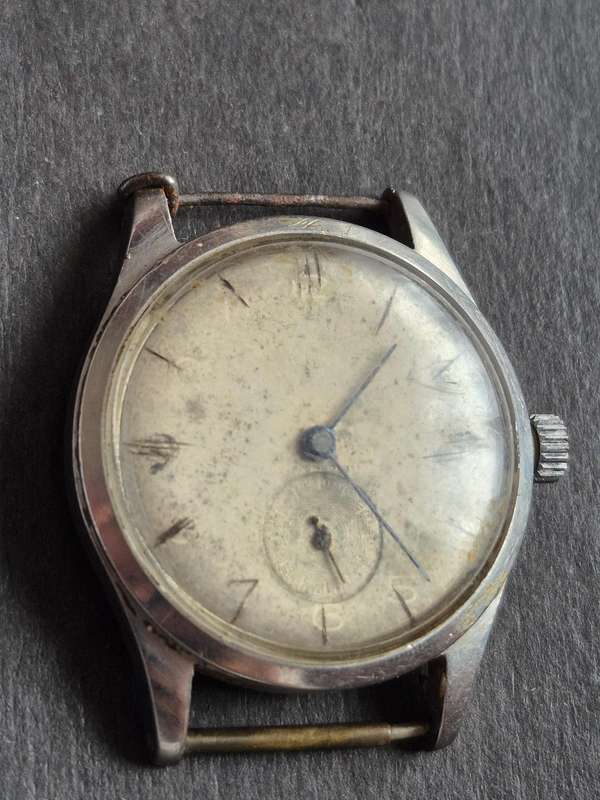 Vintage Men's Mechanical 15 Jewels Swissmade Wrist Watch (not working)