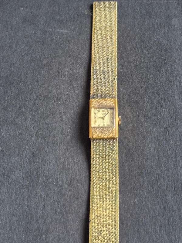 Vintage Avia 17 Jewels Incablock Ladies Wrist Watch (not working)