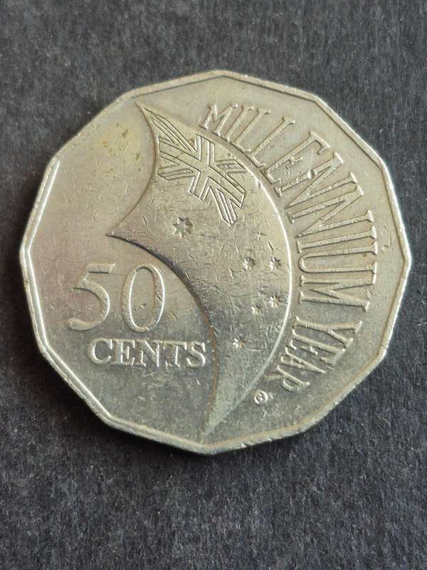 Australia 50 Cent Millennium Coin 2000