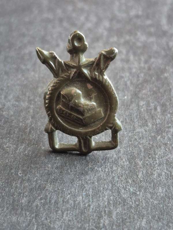 Old Soviet Russian Army (USSR) Pin Uniform Buttonhole Military Troop Badge