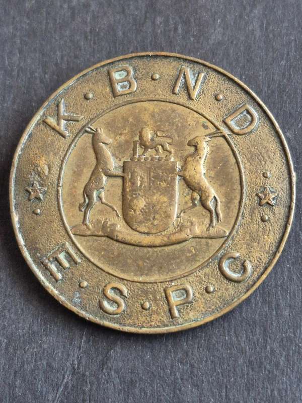 SA KBND/ESPC Cap Badge Brass