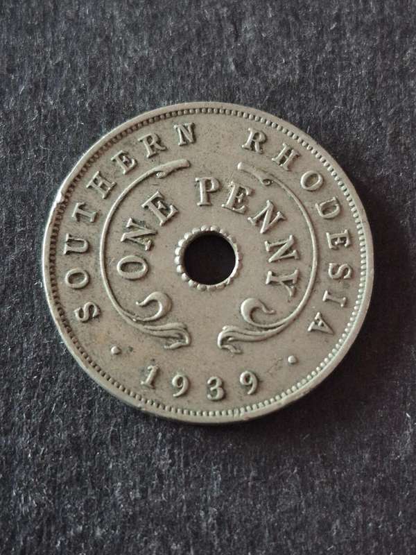 Southern Rhodesia One Penny 1939