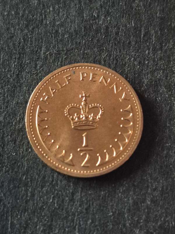 UK 1/2 Penny 1982 BU
