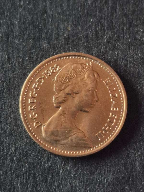 UK 1/2 Penny 1982 BU