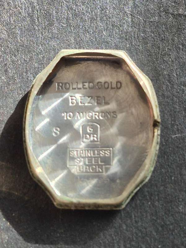 Vintage Ladies Rotary 15 Jewels Rolled Gold 10 Microns Mechanical Wrist Watch (not working)