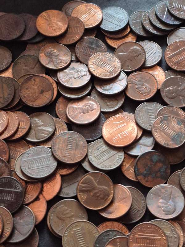 Mixed Lot of USA Coins 1kg