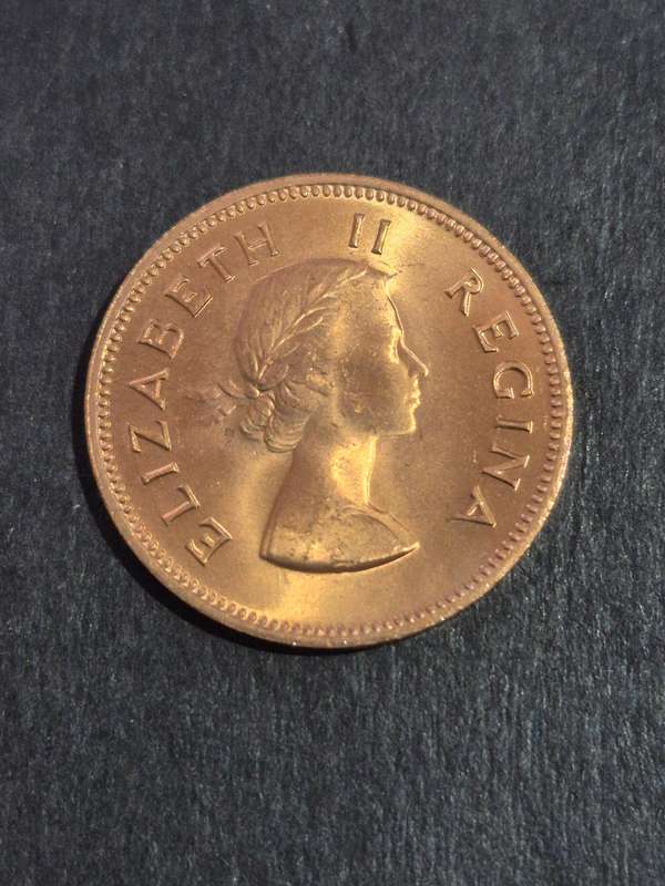 Union 1/2 Penny 1960 BU