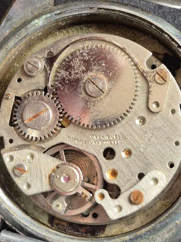 Vintage Rommel Deluxe Waterproof Antimagnetic Men's Wrist Watch (not working)