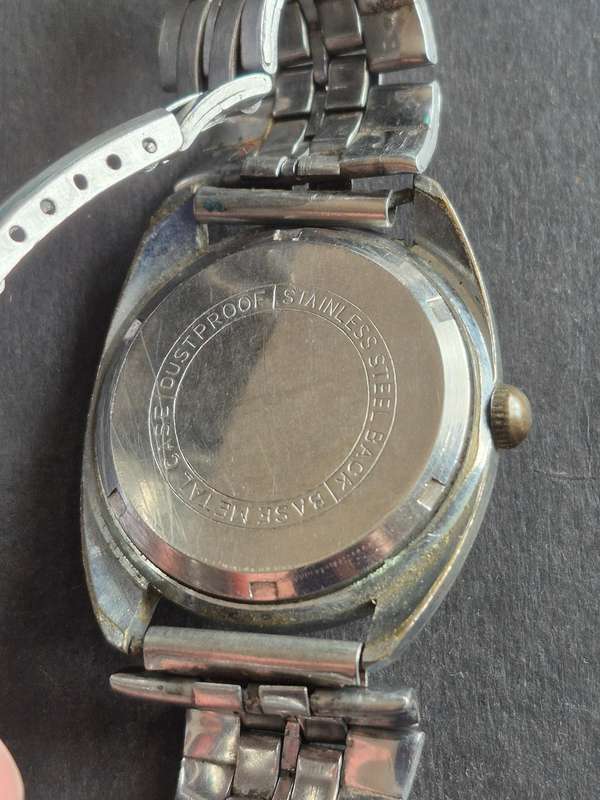 Vintage Rommel Deluxe Waterproof Antimagnetic Men's Wrist Watch (not working)