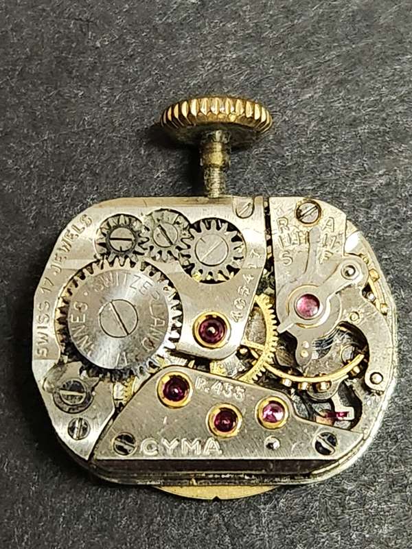 Vintage Ladies Cyma Mechanical Wrist Watch 20 Microns (not working) - as per photograph