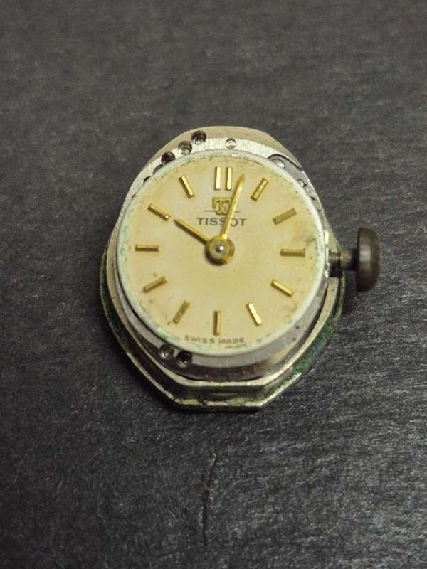 Vintage Ladies Tissot Mechanical Wrist Watch (not working) with Rolled Gold Band